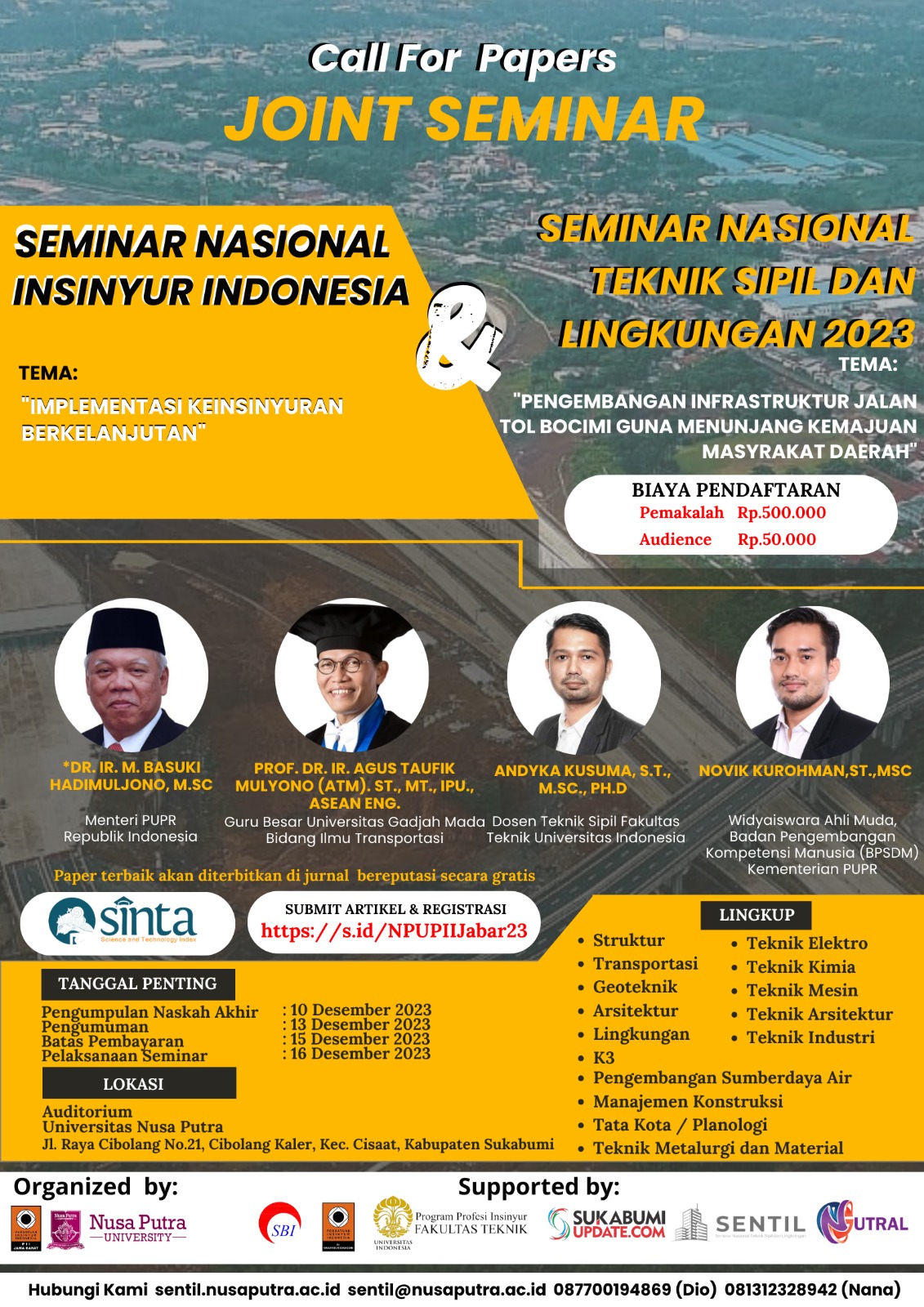 Seminar Nasional Teknik Sipil dan Lingkungan