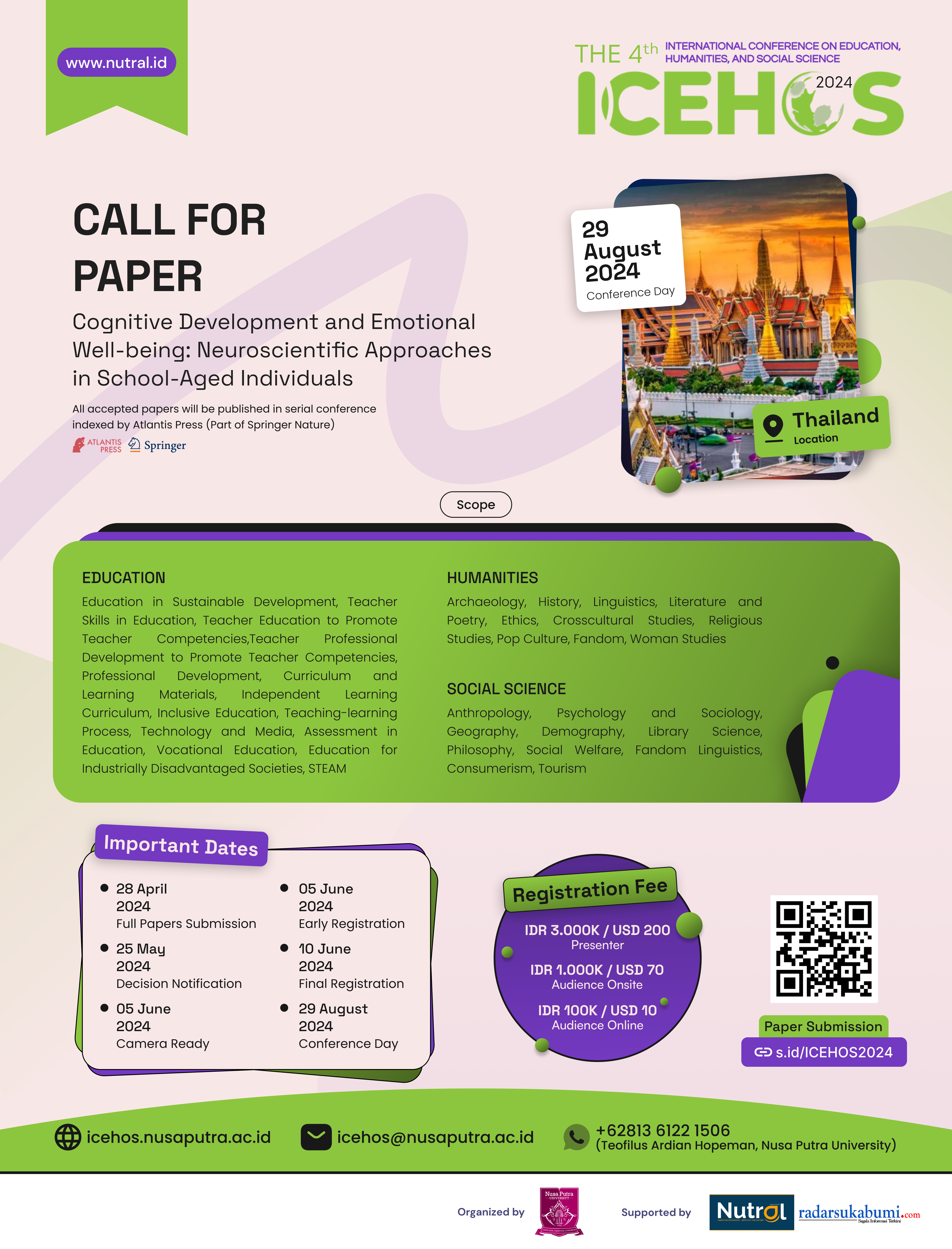 International Conference on Education, Humanities, and Social Science