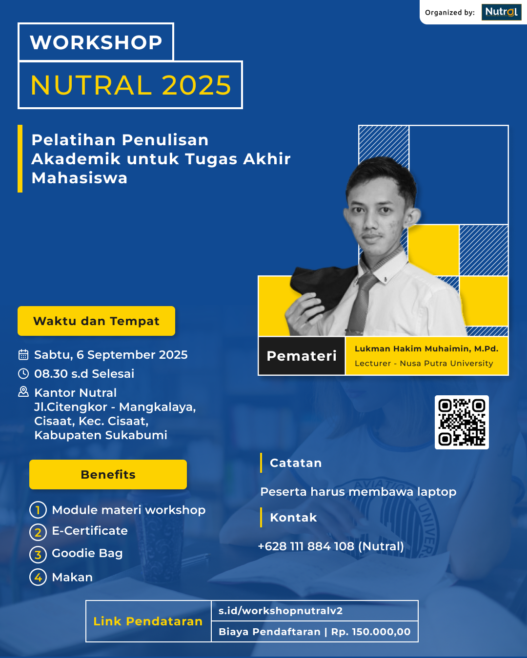 Workshop Pelatihan Penulisan Akademik untuk Tugas Akhir Mahasiswa