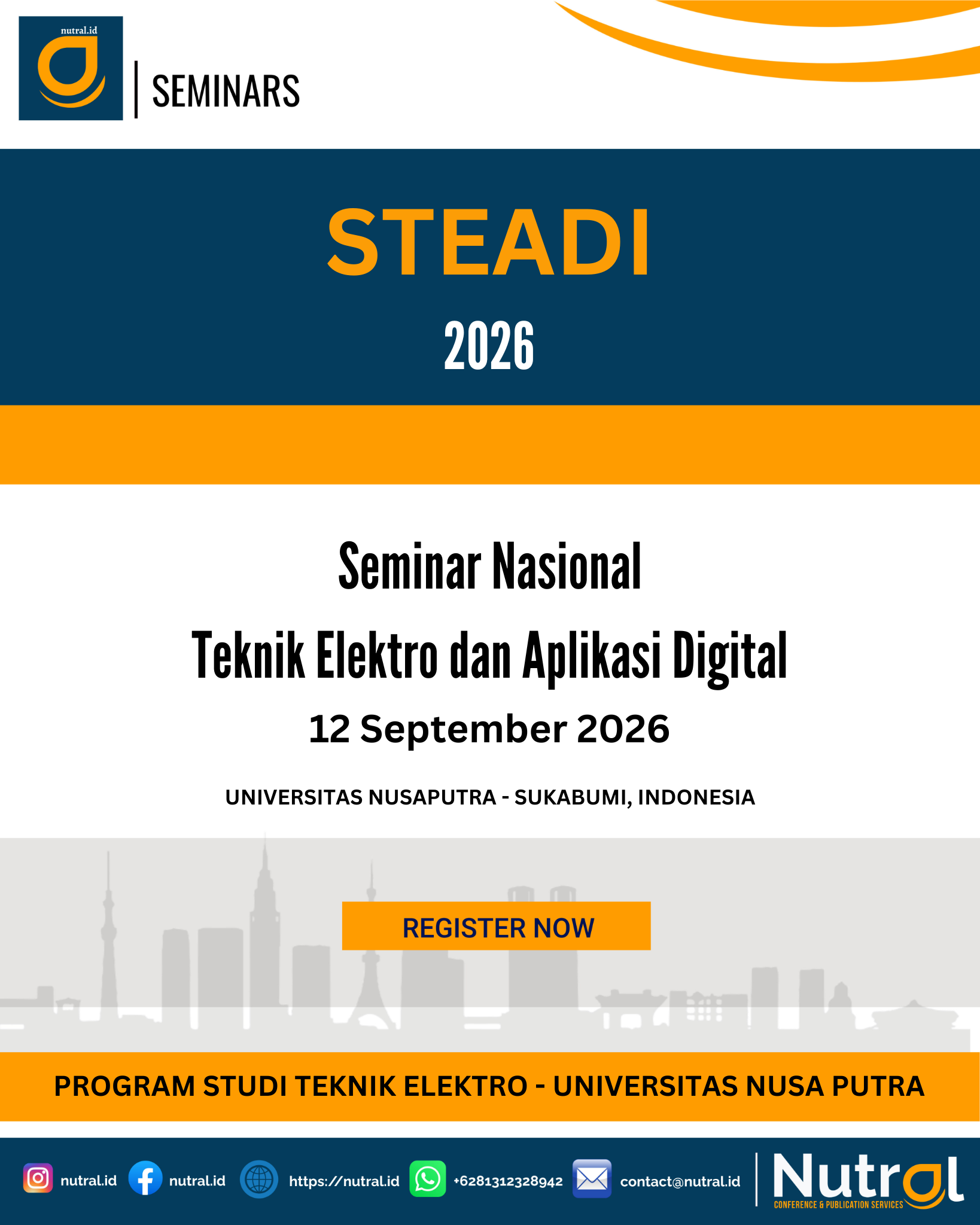 Seminar Nasional Teknik Elektro dan Aplikasi Digital Inovatif