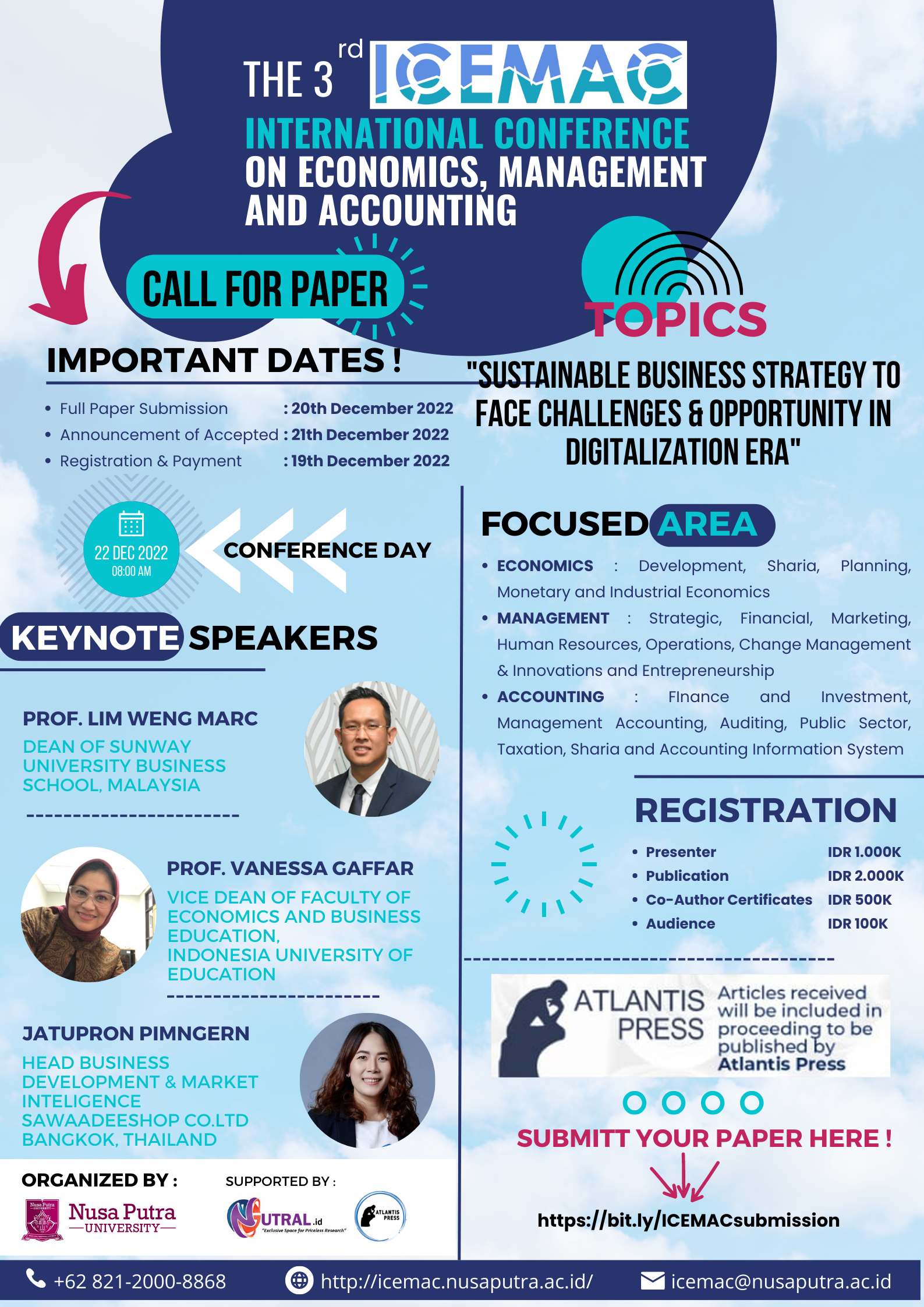 International Conference on Economics, Management and Accounting